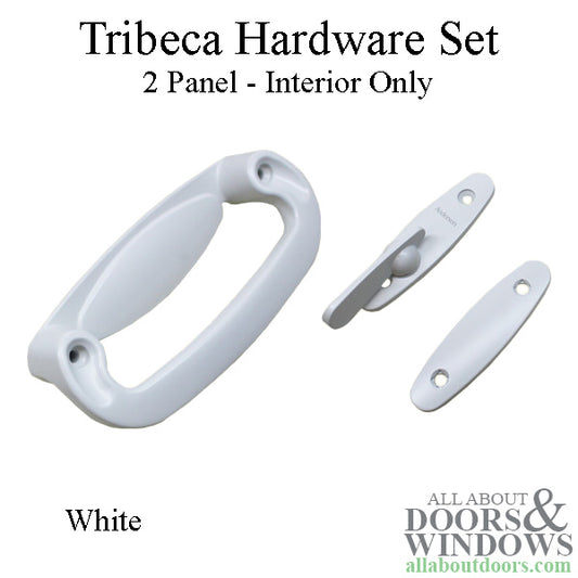 Andersen Tribeca 2-Panel Interior Trim Hardware - White