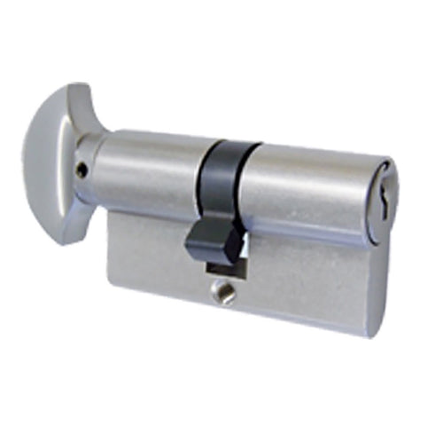 Ferco 40/40 PZ, 360 Degree Cylinder. Key and Thumbturn - Satin Nickel - Ferco 40/40 PZ, 360 Degree Cylinder. Key and Thumbturn - Satin Nickel