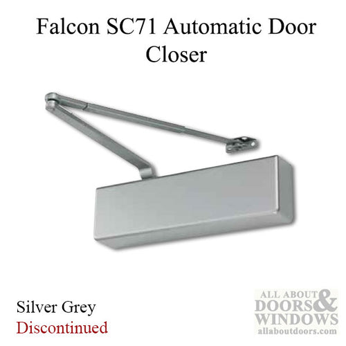 Falcon SC71 Automatic Door Closer - Silver Grey - Falcon SC71 Automatic Door Closer - Silver Grey