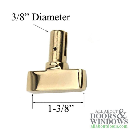 Marvin Thumb turn Only Hinged Patio Door Hardware - Marvin Thumb turn Only Hinged Patio Door Hardware