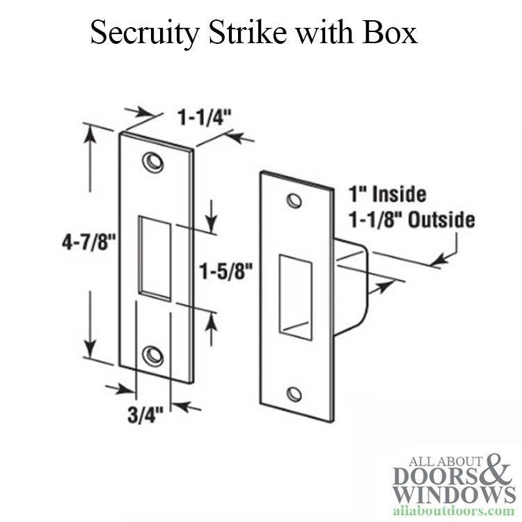 Armored Security Strike with Box Strike - Brass Plated - Armored Security Strike with Box Strike - Brass Plated