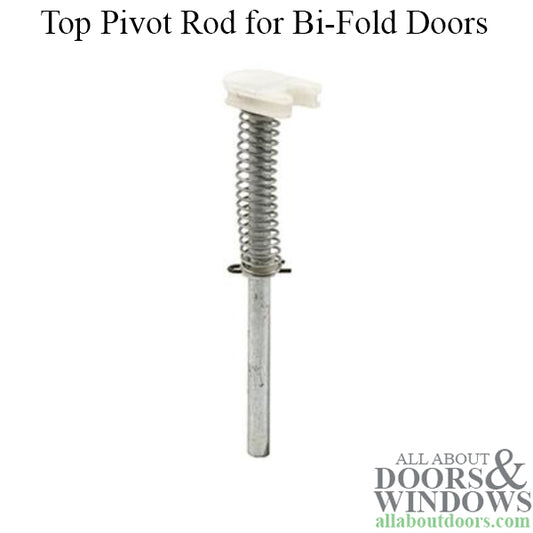 Pivot Rod, 1/4 inch, Top,  Metal bi-fold Door