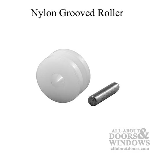 Roller (Grooved) - Sliding Windows, Aluminum / Nylon