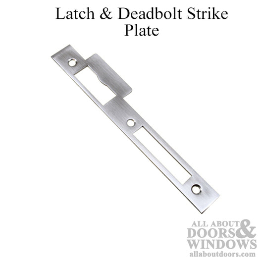 Strike Plate, Latch & Deadbolt,  45mm 1-3/4" Door - Discontinued