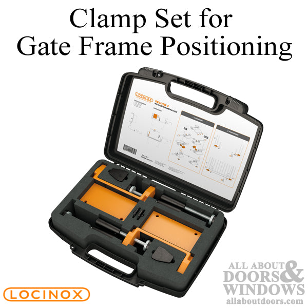 Locinox Clamp Set for Gate Frame Positioning - Locinox Clamp Set for Gate Frame Positioning