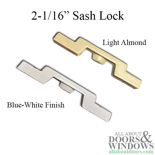Sash Lock Keeper 2.063 Inch Hole Spacing - Sash Lock Keeper 2.063 Inch Hole Spacing