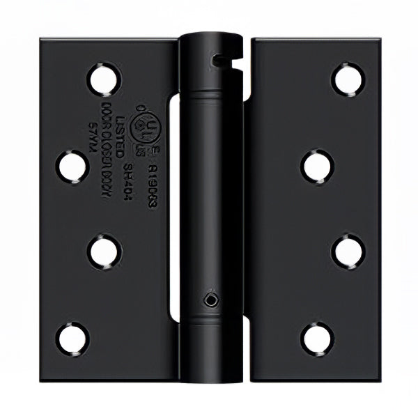 Spring Hinge 4 x 4 with Square Corners, Deltana Single Action - Choose Color - Spring Hinge 4 x 4 with Square Corners, Deltana Single Action - Choose Color