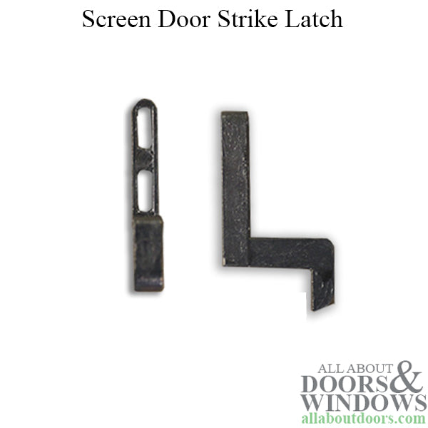Screen Door Strike Latch, 1-5/8 zinc die cast - Screen Door Strike Latch, 1-5/8 zinc die cast