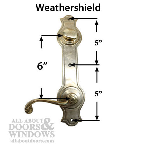 Weathershield Exterior Door Handleset Trim 6