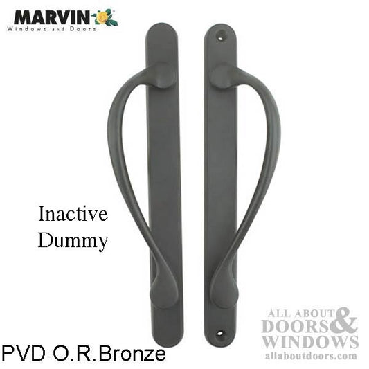 Marvin Inactive / Dummy Narrow Sliding Door Handle - PVD Oil Rubbed Bronze