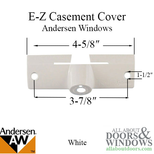 Andersen Cover, Plastic, Casement Window - White - Andersen Cover, Plastic, Casement Window - White