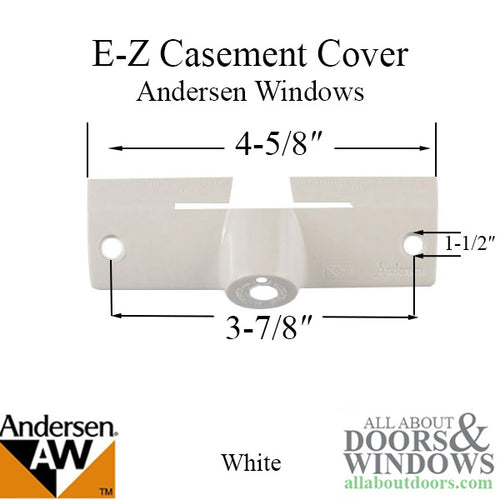 Andersen Cover, Plastic, Casement Window - White - Andersen Cover, Plastic, Casement Window - White