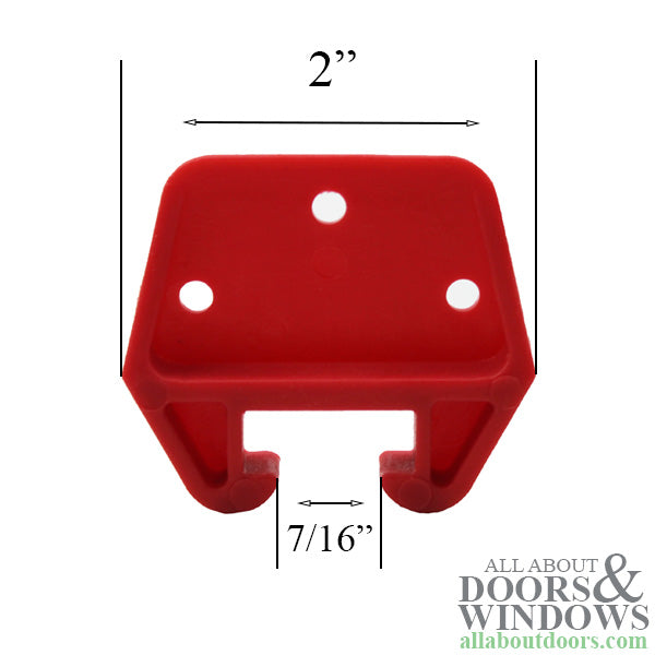 Drawer Track Guide Kit - Red - 7/16