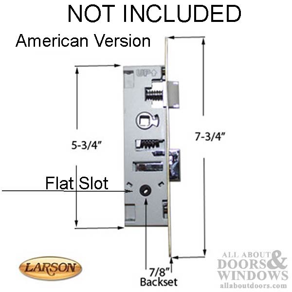 Larson Tradewinds Keyed Handleset Trim - Larson Tradewinds Keyed Handleset Trim