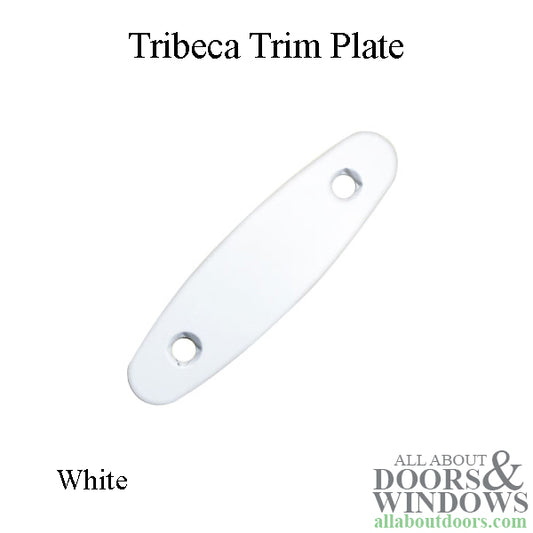 Andersen Gliding Door Trim Plate, Tribeca Style - White