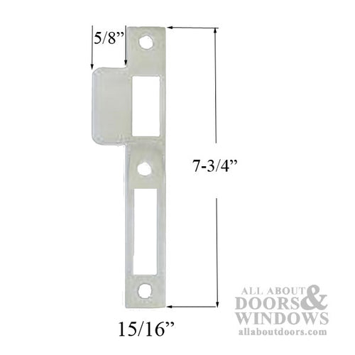 Mortise Entrance Lock 45/85 Single Point - Stainless Steel - Mortise Entrance Lock 45/85 Single Point - Stainless Steel