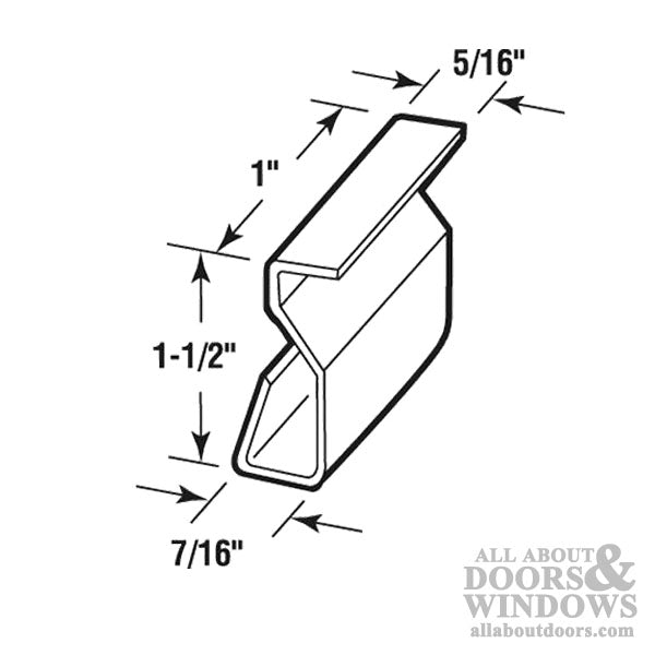 Plastic Lift Clips Extruded, 7/16 Inch - Plastic Lift Clips Extruded, 7/16 Inch