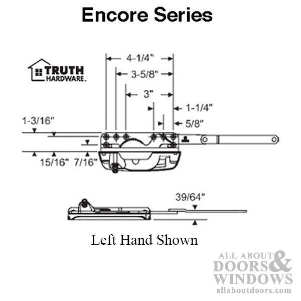 Truth 50.60 Encore Dyad Operator, split arm Right Hand - Truth 50.60 Encore Dyad Operator, split arm Right Hand