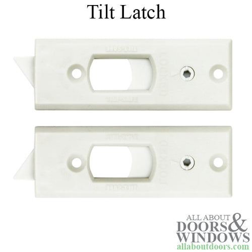 Tilt Latch, Reversible, 2-1/2 Inch c-c  - White - Tilt Latch, Reversible, 2-1/2 Inch c-c  - White