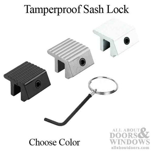 Sash Lock - Tamper Proof, 2-Pack - Choose Color - Sash Lock - Tamper Proof, 2-Pack - Choose Color