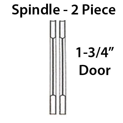Spindle, 1-3/4 door, 5/16 Dia.  2- Piece Square - Spindle, 1-3/4 door, 5/16 Dia.  2- Piece Square