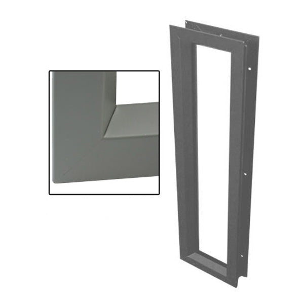 Commercial Door Lite Frames Low Profile Metal Frame 7 Inch x 22 Inch - Commercial Door Lite Frames Low Profile Metal Frame 7 Inch x 22 Inch