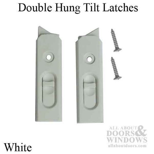 Pella Double Hung Window Tilt Latches White