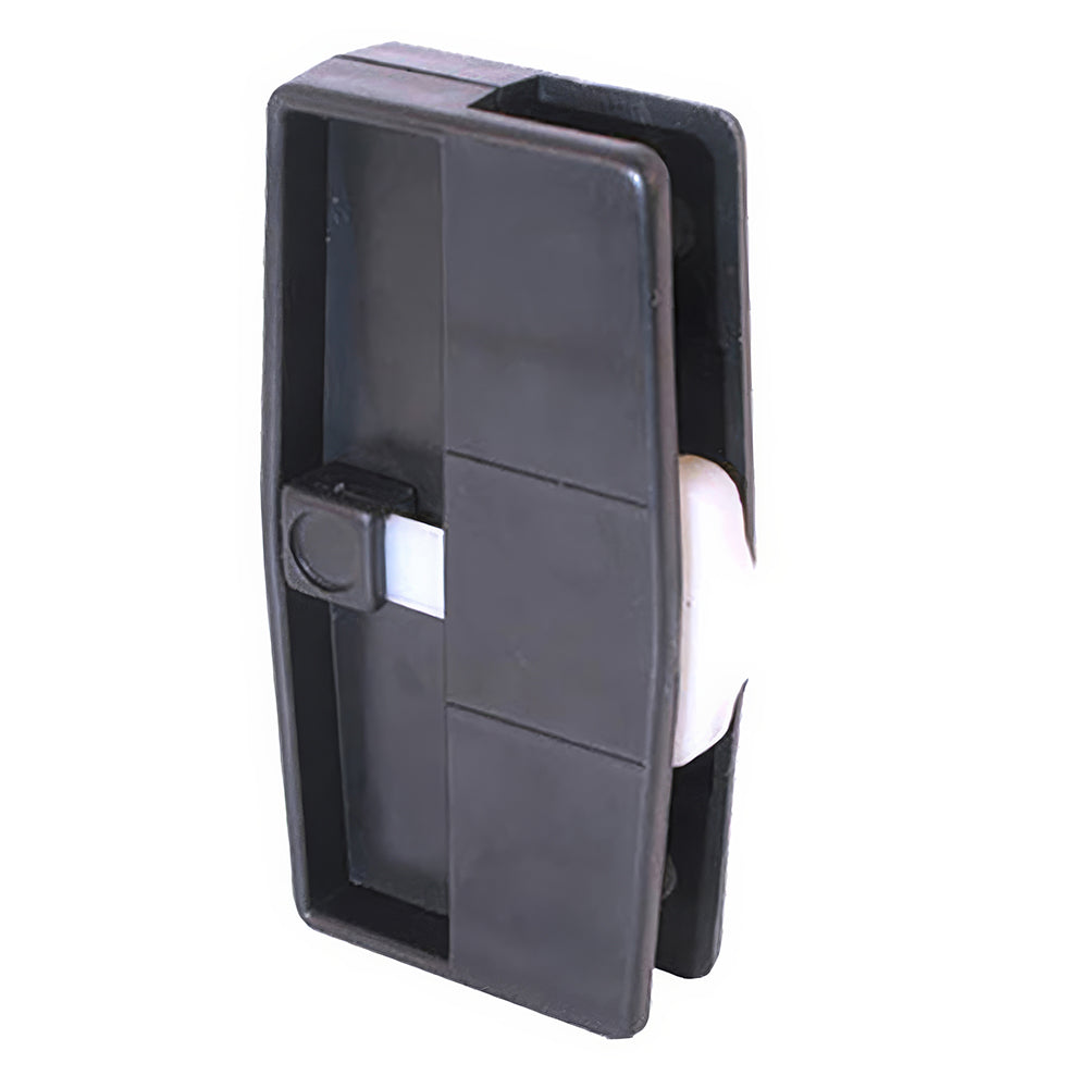 Non-Handed Plastic Latch & Pull Handle Set with Security Lock for Sliding Screen Door - Black - Non-Handed Plastic Latch & Pull Handle Set with Security Lock for Sliding Screen Door - Black