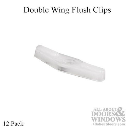 Double Wing Flush Mount Clip 1-1/4