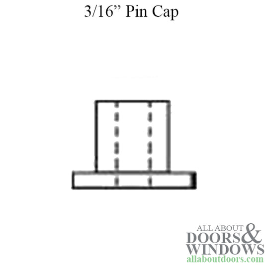 Closet Bi Fold Door Cap Nylon