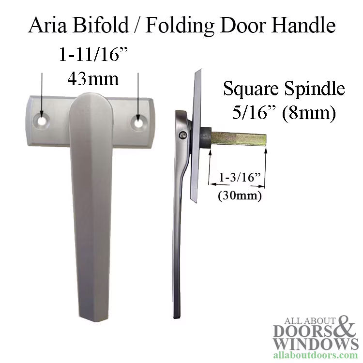 Bifold Door Handle, Standard ARIA - Bifold Door Handle, Standard ARIA