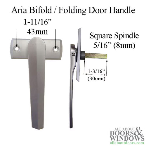 Bifold Door Handle, Standard ARIA - Bifold Door Handle, Standard ARIA