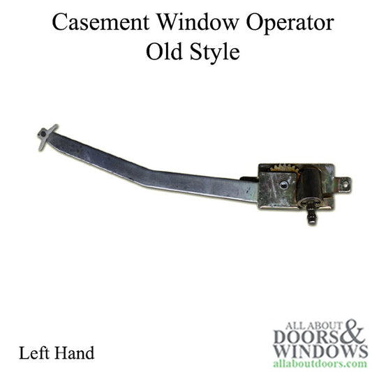 Pella Casement Window Operator, Curved Arm, Left Hand - Old Style