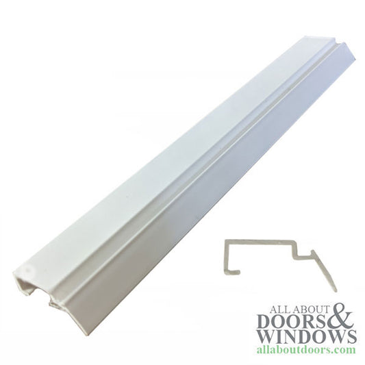 Rigid Vinyl Glazing Bead  6 line Shape, 1/2 x 1/4