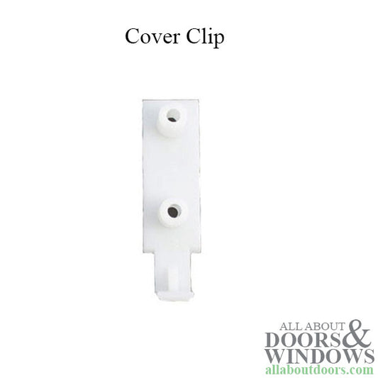 Cover Clip, Detent Double Coil - White