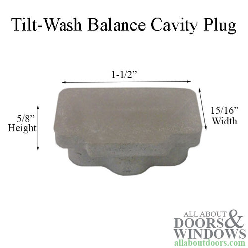 Andersen Tilt-Wash Balance Cavity Foam Plug - Andersen Tilt-Wash Balance Cavity Foam Plug