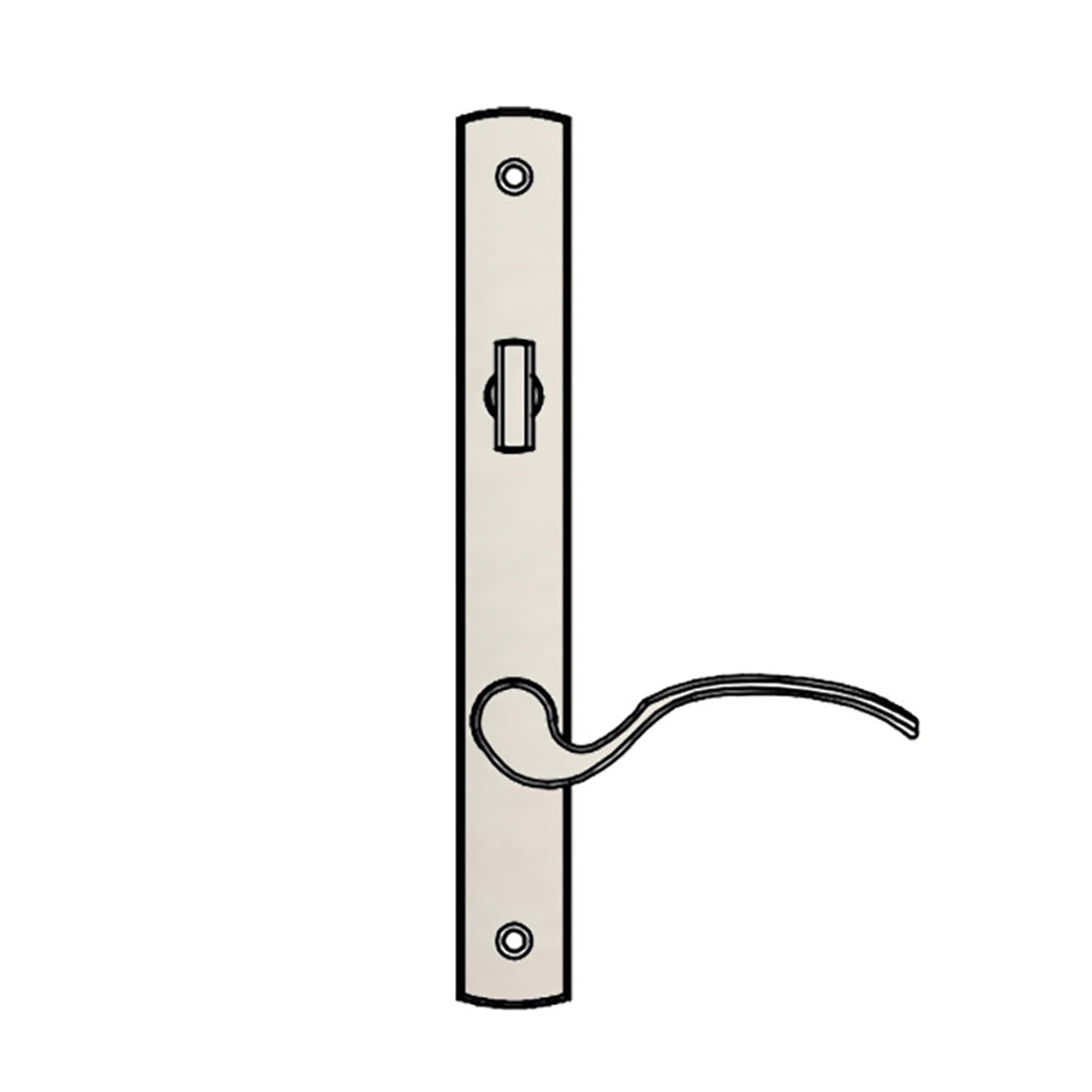 Truth Sentry Lock Handle Set, Traditional, Decorative finish over Brass, PVD Nickel - Truth Sentry Lock Handle Set, Traditional, Decorative finish over Brass, PVD Nickel