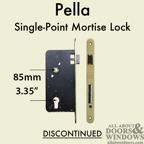 Special Pella Single Point Mortise Lock 55/85 - Old Style DISCONTINUED - Special Pella Single Point Mortise Lock 55/85 - Old Style DISCONTINUED