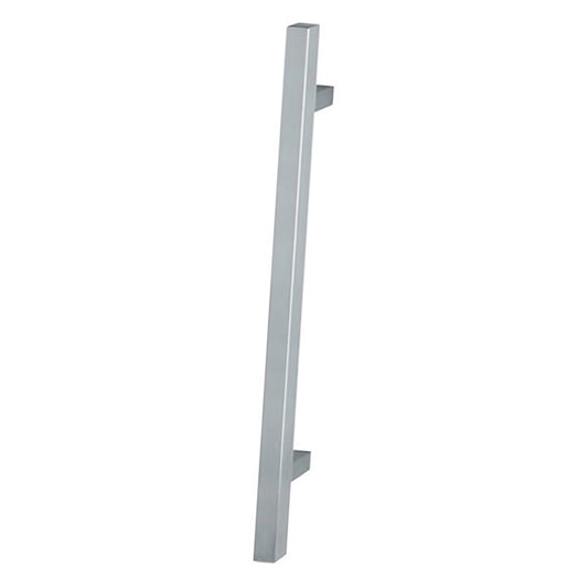 Hoppe Bar-Shaped Square Pull Handle, 63" - Stainless Steel