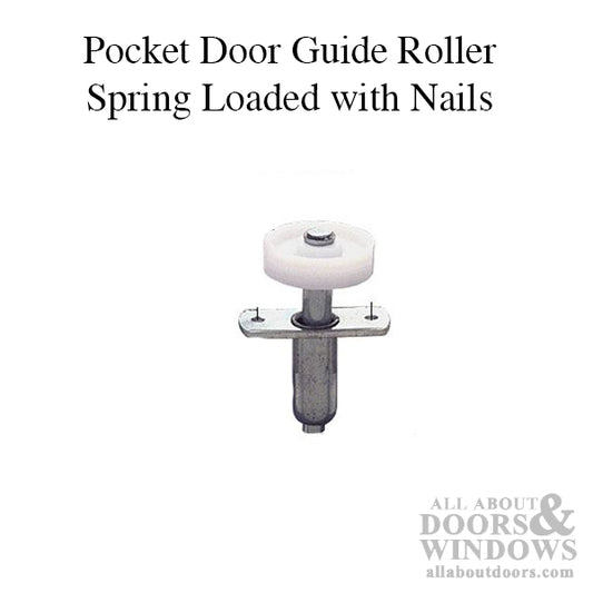 Spring-Loaded Guide Roller with Nails
