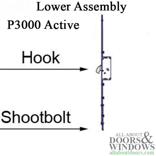 Amesbury P3000 Active Rhino Hook and Lower Shootbolt Gear - Amesbury P3000 Active Rhino Hook and Lower Shootbolt Gear