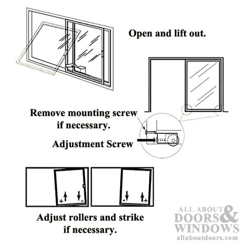 Bottom Mount Roller Assembly with 1-1/4 Inch Nylon Wheel for Sliding Mirror Door - Bottom Mount Roller Assembly with 1-1/4 Inch Nylon Wheel for Sliding Mirror Door