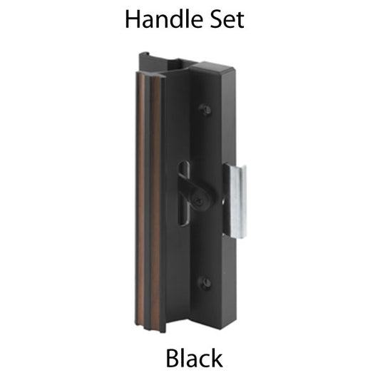 Discontinued - Handle Set - Sliding Patio Door, Look / Rusco-Hilite - Deep Reach - Black