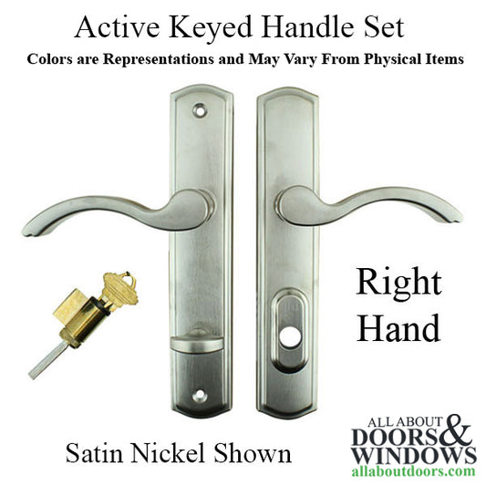 Active Handle set 100 Series Lever, C Plate,  Right Hand - Choose Color