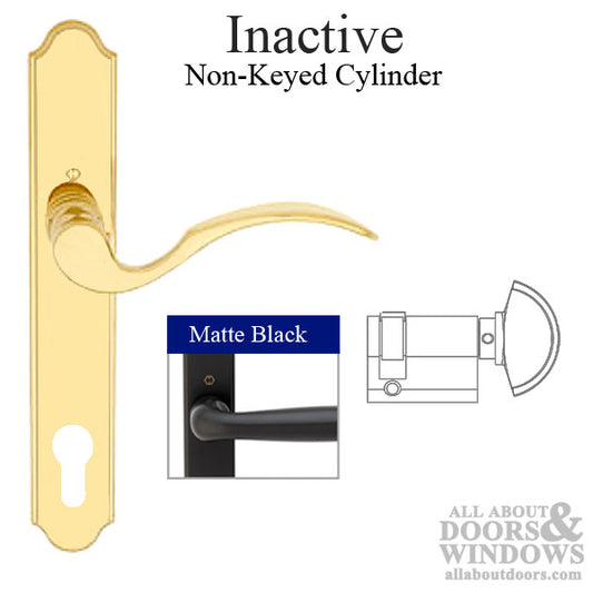 Handleset In-Active M112PL/374 - Matte Black