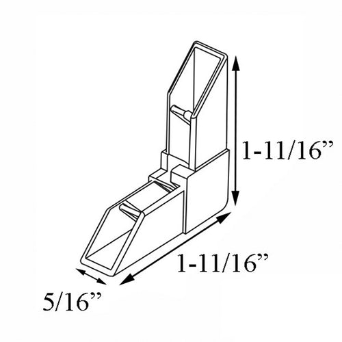 Weather Shield Plastic Window Screen Frame Corner Key - Weather Shield Plastic Window Screen Frame Corner Key