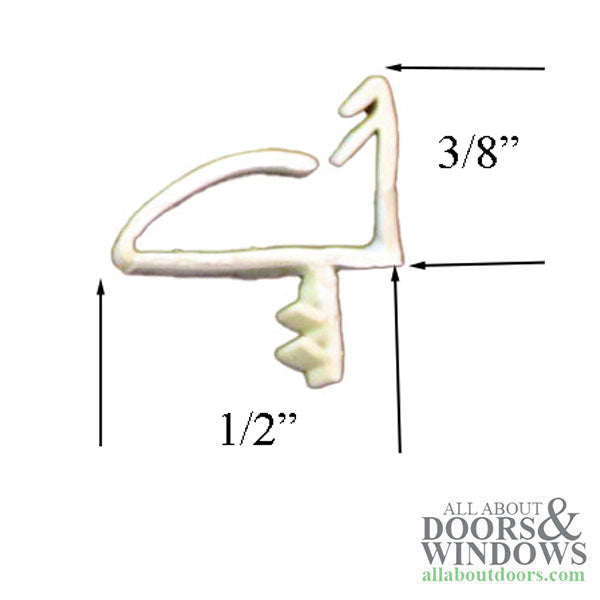 Leaf Weatherstrip with Flap, Casement Frame - Tan / Beige, 72