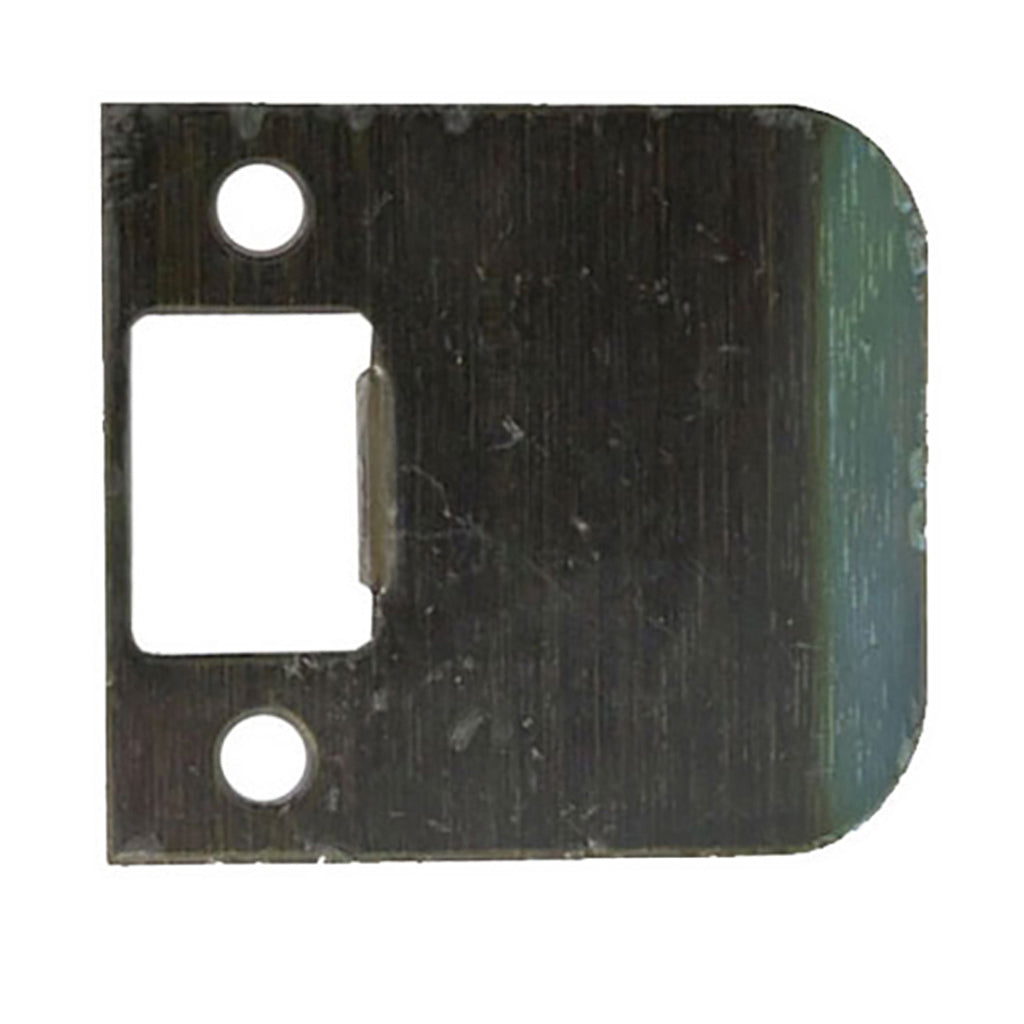 Strike Plate, Latch Extended Lip, Square Corners, 2-1/2