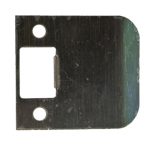 Strike Plate, Latch Extended Lip, Square Corners, 2-1/2