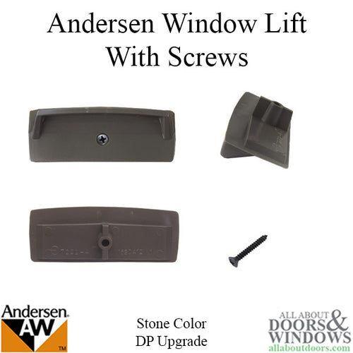 Andersen Perma-Shield Narroline Windows - Lift with Screws - DP Upgrade, Stone - Andersen Perma-Shield Narroline Windows - Lift with Screws - DP Upgrade, Stone